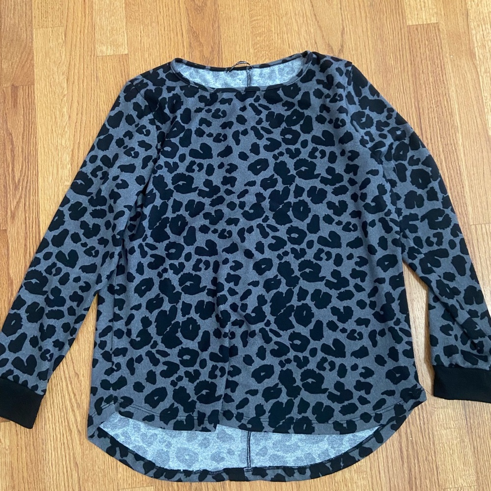 Pink Clover leopard sweater